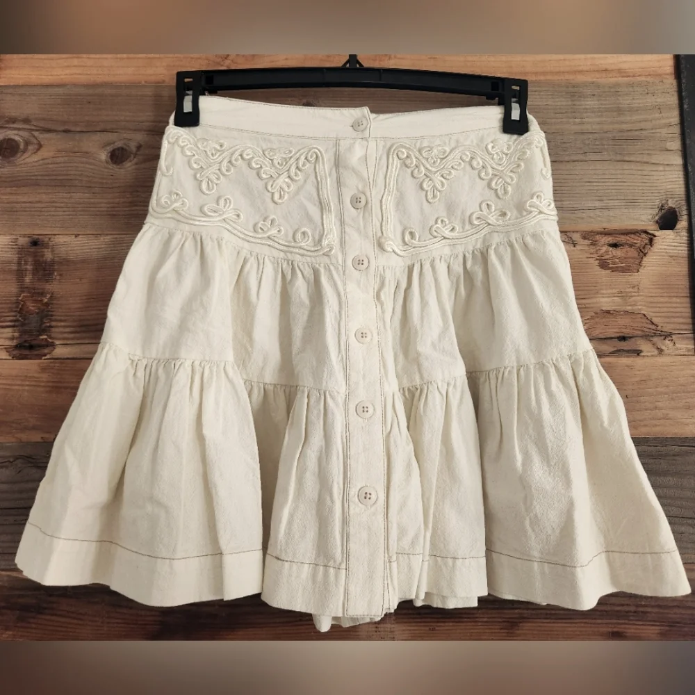 NWOT FREE PEOPLE AUGUST MINI SKIRT SIZE 0 SOLD OUT!! - Picture 5 of 6